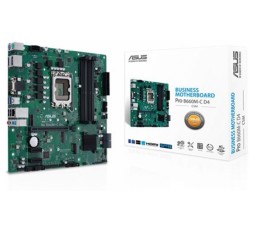 Slika izdelka: ASUS Pro B660M-C D4-CSM LGA1700 mATX DDR4 DP/HDMI USB3.2 osnovna plošča