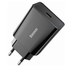 Slika izdelka: Baseus polnilec 20W USB TipC Mini QC PD črn CCFS-SN01