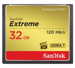 Slika izdelka: CF SANDISK 32GB EXTREME UDMA7, 120/85MB/s, VPG-20