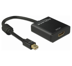 Slika izdelka: Delock adapter DisplayPort mini-HDMI 4K 62611