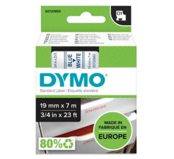 Slika izdelka: DYMO D1 trak 19 mm, rdeča na beli, 45805