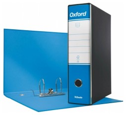 Slika izdelka: Esselte registrator v škatli Oxford, A4, 80 mm, svetlo moder