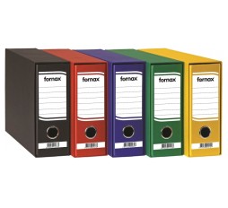 Slika izdelka: Fornax registrator v škatli Fornax A5, 80 mm, rdeč