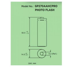 Slika izdelka: GP polnilna baterija AA-2600 mAh Ni-Mh ReCyko+ Pro Photo Flash LSD 4kos