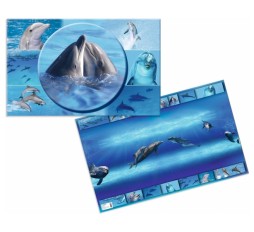 Slika izdelka: Herma namizna podloga Delfin, 55 x 35cm