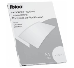 Slika izdelka: IBICO žepki za plastificiranje Basic Light, A4, 75mic, 100/1