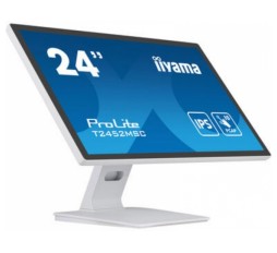 Slika izdelka: IIYAMA ProLite T2452MSC-W1 60,5cm (23,8") FHD IPS LED beli zvočniki na dotik informacijski / interaktivni monitor