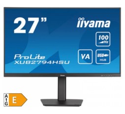 Slika izdelka: IIYAMA ProLite XUB2794HSU-B6 68,5cm (27") 100Hz FHD VA LCD DP/HDMI/USB FreeSync 0,1ms zvočniki monitor
