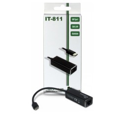 Slika izdelka: INTER-TECH ARGUS IT-811 gigabit LAN USB Type C mrežni adapter