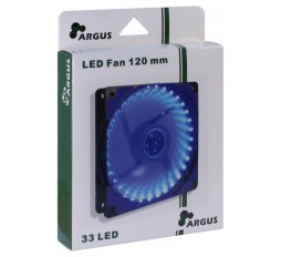Slika izdelka: INTER-TECH Argus L-12025 BL moder LED 120mm ventilator