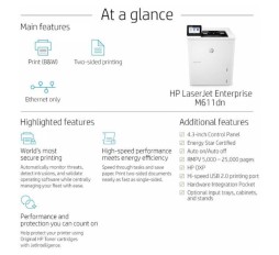 Slika izdelka: Laserski tiskalnik HP LaserJet Enterprise M611dn