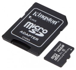 Slika izdelka: SDHC Kingston micro 16GB INDUSTRIAL, Class 10, UHS-I, U3, V30, A1
