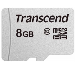 Slika izdelka: SDHC TRANSCEND MICRO 8GB 300S, 95/45MB/s, C10, UHS-I Speed Class 1 (U1)