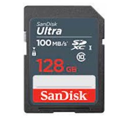 Slika izdelka: SDXC SanDisk 128GB Ultra, 100MB/s