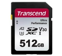 Slika izdelka: SDXC TRANSCEND 256GB 340S, 160/90 MB/s, U3, V30, A2