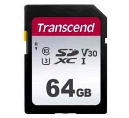 Slika izdelka: SDXC TRANSCEND 64GB 300S, 95/45MB/s, C10, UHS-I Speed Class 3 (U3), V30