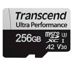 Slika izdelka: SDXC TRANSCEND MICRO 64GB 340S, 160/80 MB/s, C10, U3, V30, A2, adapter
