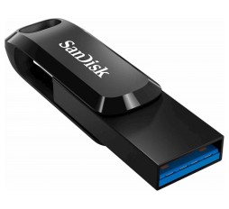 Slika izdelka: USB C & USB disk SanDisk 32GB Ultra Dual GO, 3.2, 150 MB/s, črn