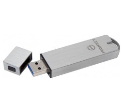 Slika izdelka: USB DISK KINGSTON IRONKEY 64GB S1000, 3.0, kovinski, strojna zaščita, s pokrovčkom