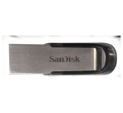 Slika izdelka: USB DISK SANDISK 128GB ULTRA FLAIR, 3.0, srebrn, kovinski, brez pokrovčka