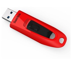 Slika izdelka: USB DISK SANDISK 32GB ULTRA RDEČA, 3.0, rdeč, brez pokrovčka