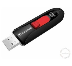 Slika izdelka: USB DISK TRANSCEND 16GB JF 590, 2.0, črn, drsni priključek