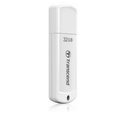 Slika izdelka: USB DISK TRANSCEND 32GB JF 370, 2.0, bel, s pokrovčkom