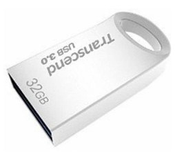Slika izdelka: USB DISK TRANSCEND 32GB JF 710, 3.1/3.0, srebrn, kovinski, micro format