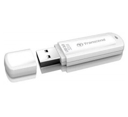 Slika izdelka: USB DISK TRANSCEND 32GB JF 730, 3.1, bel, s pokrovčkom